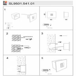 Встраиваемый светильник ST-Luce Visano SL9501.541.01