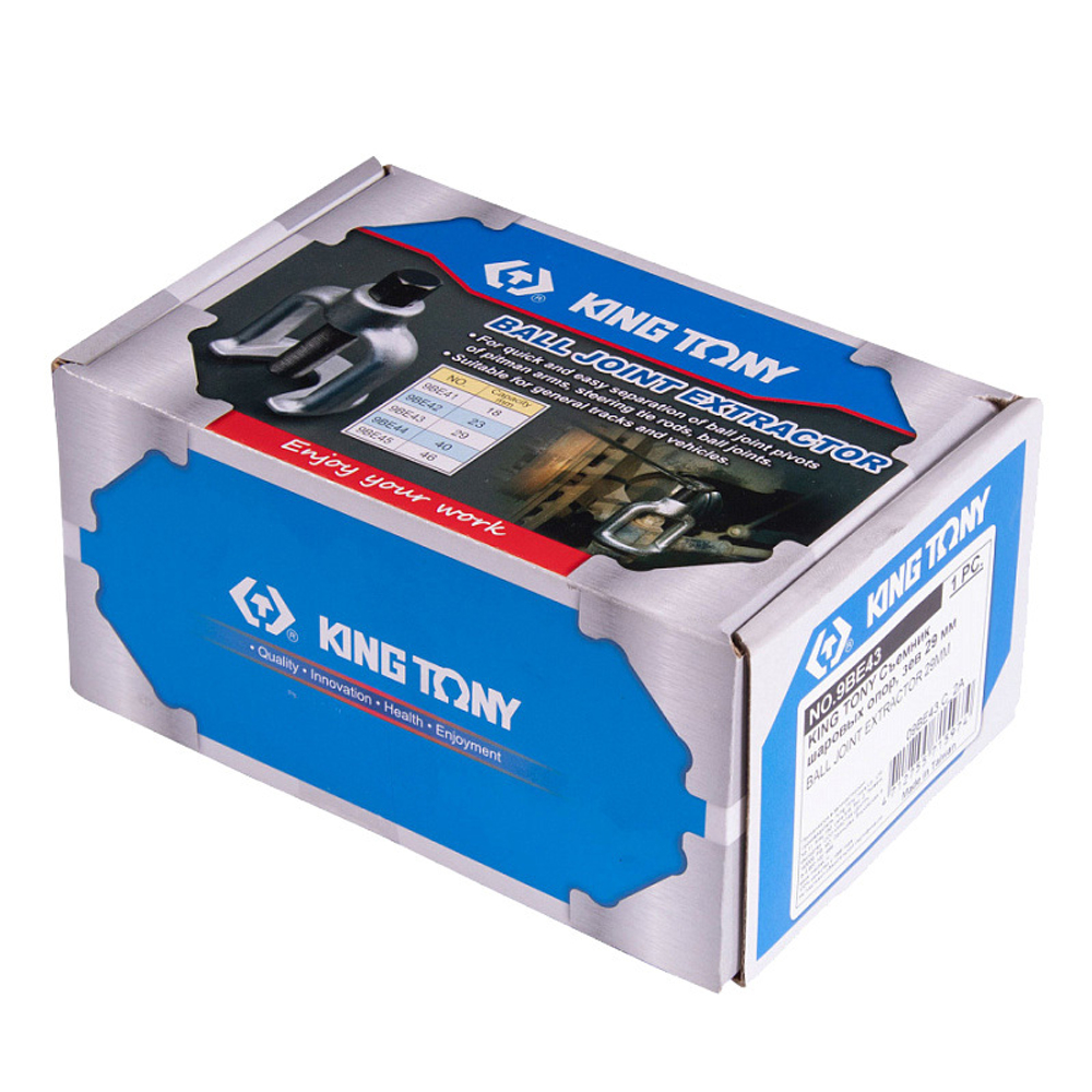 KING TONY (9BE43) Съемник шаровых опор, зев 29 мм