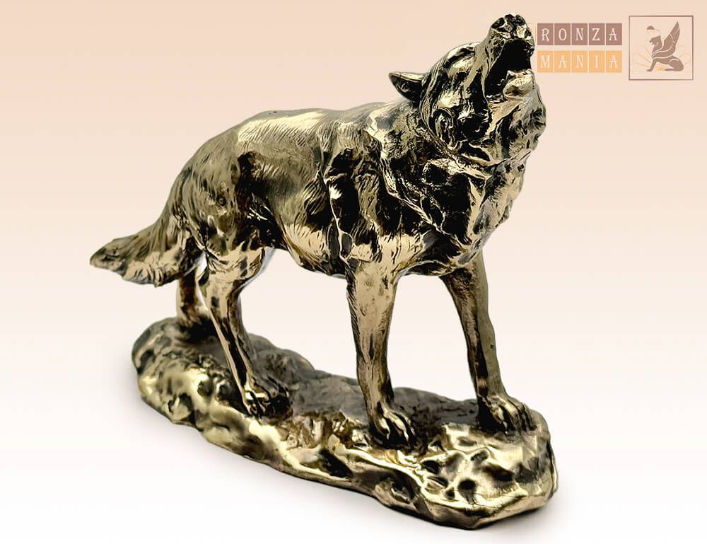 фигурка Волк воющий большой