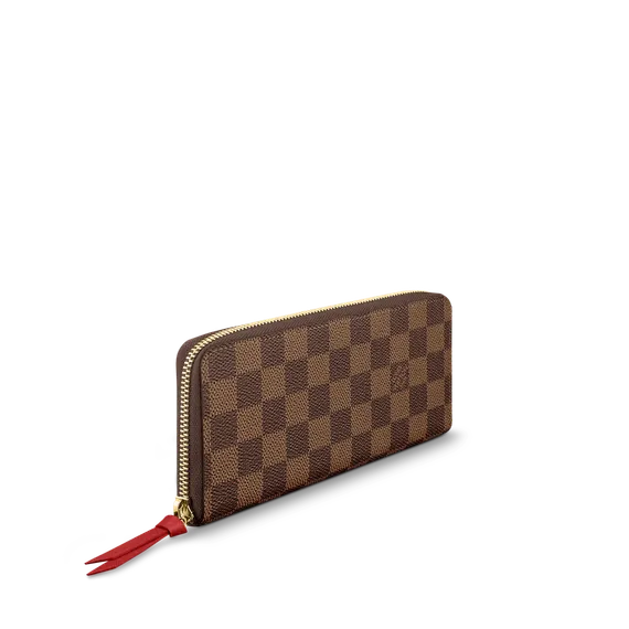 Женский кошелек Louis Vuitton Clemence коричневый