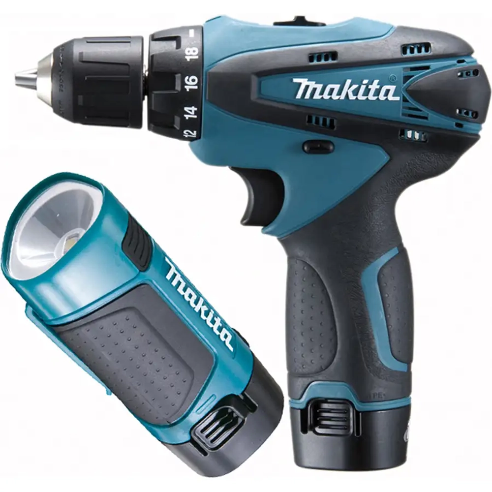Аккумуляторная дрель-шуруповёрт Makita DF330DWLE