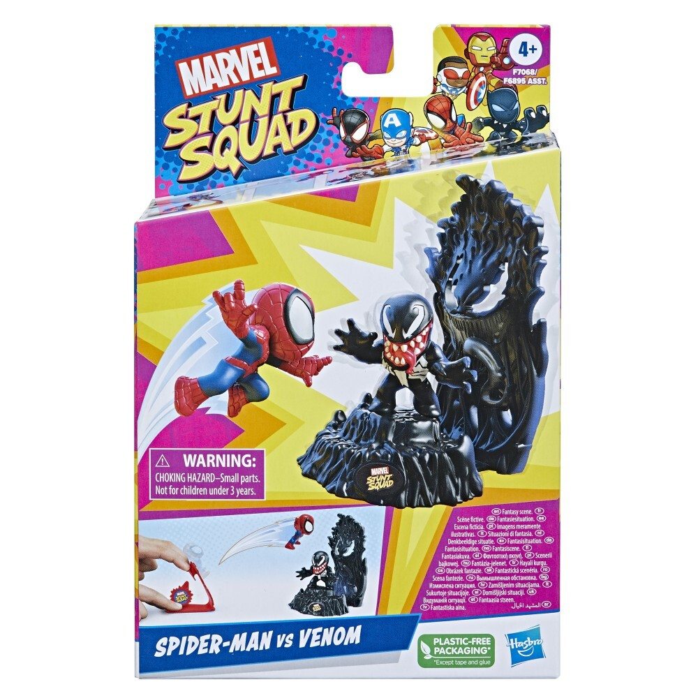 Hasbro Marvel Marvel Stunt Squad - Spider-man vs Venom набор F7068 / артикул   F6895 F7068  / GTIN 5010994180928