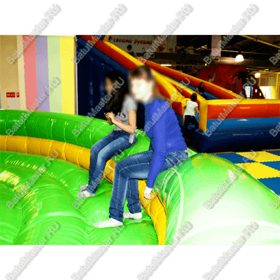 Коммерческий надувной батут "Динозавр-качеля" 5*5*2.5 м