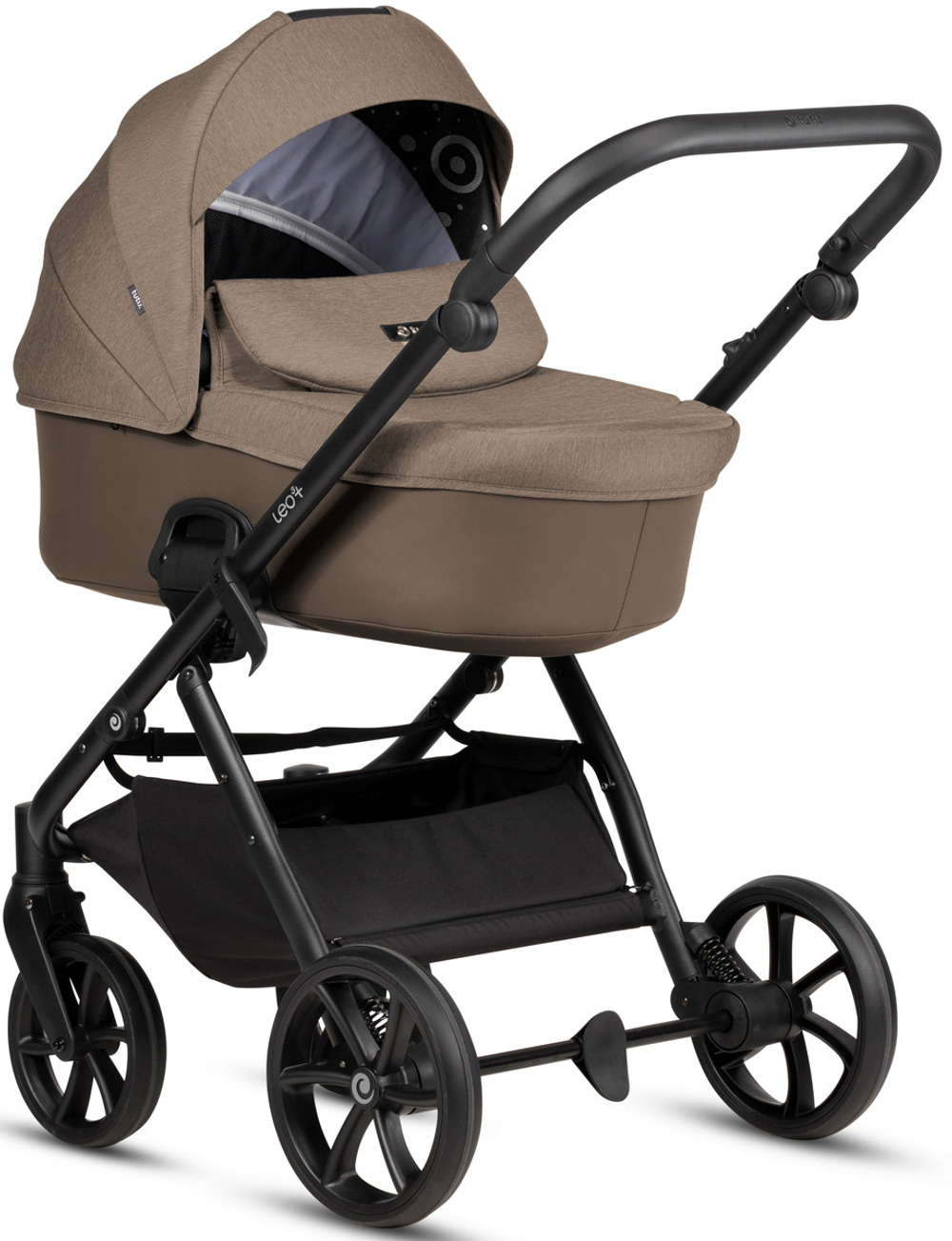 Детская коляска Tutis Leo 3 Plus 3 в 1 с автокреслом Beno Beige 1582261 Cinnamon