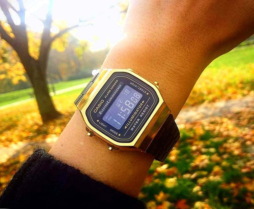 Наручные часы CASIO A-168WEGB-1B
