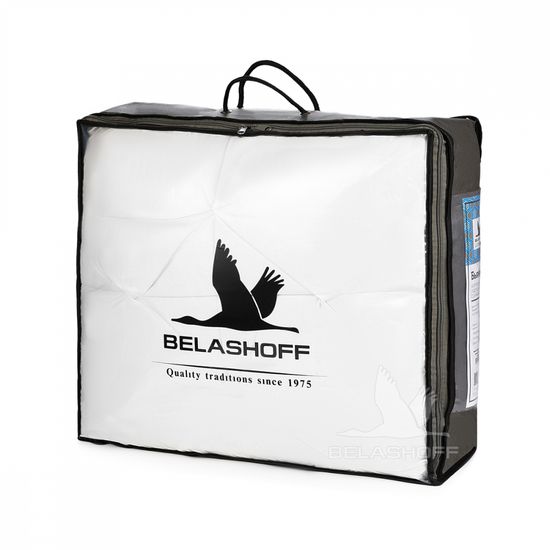 Одеяло  пуховое с буфами  Бьянко,  Belashoff  1.5 спальное 140х205см