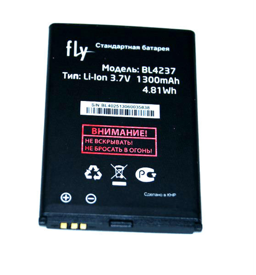 Аккумуляторная батарея для Fly BL4237 IQ245/IQ246/IQ430 1300mAh (тех.упаковка)