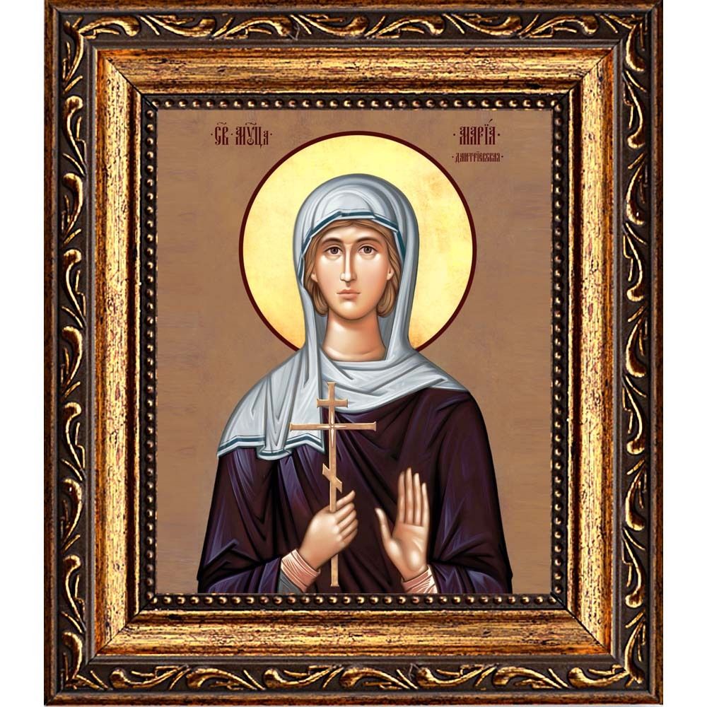 Мария Дмитриевская святая мученица. Икона на холсте.