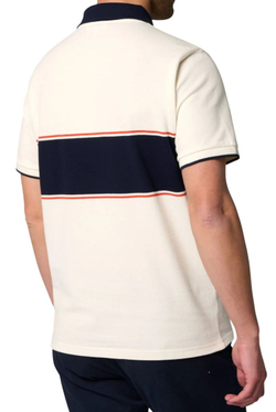 Теннисное поло Roland Garros Heritage Tom Shirt - ecru/navy