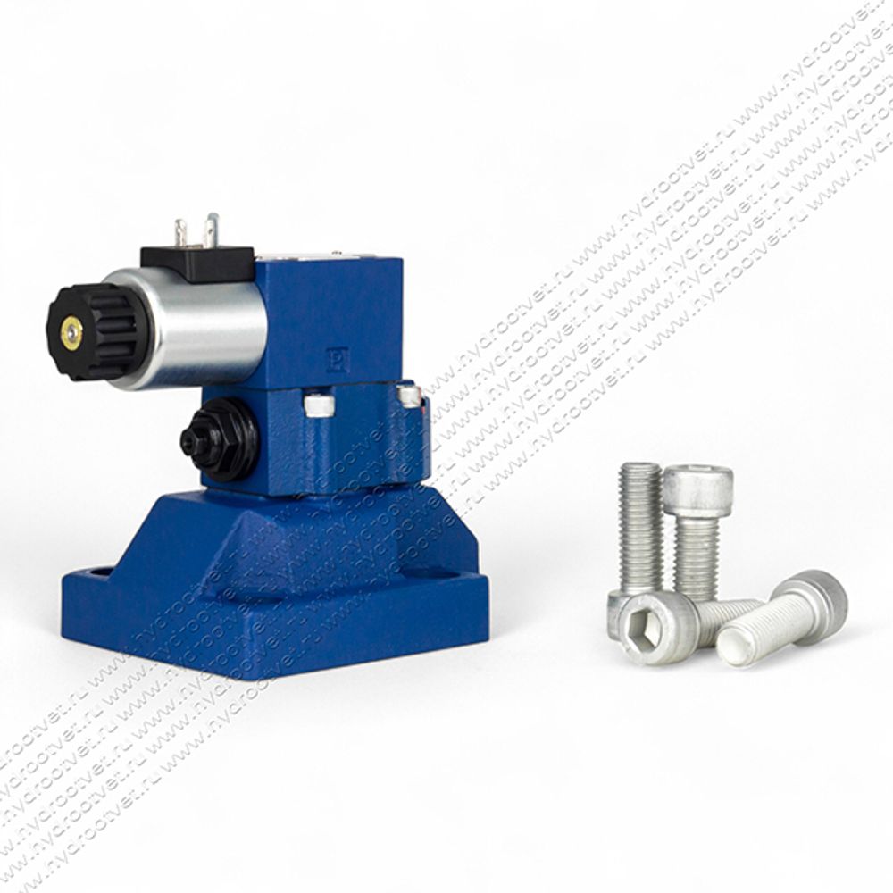 DBW30B2-5X/350CG24N9K4 - Предохранительный клапан Ду32 с давлением настройки до 350 бар, управление - X и Y - внутренние с разгрузкой B = открыт с электроуправлением G24