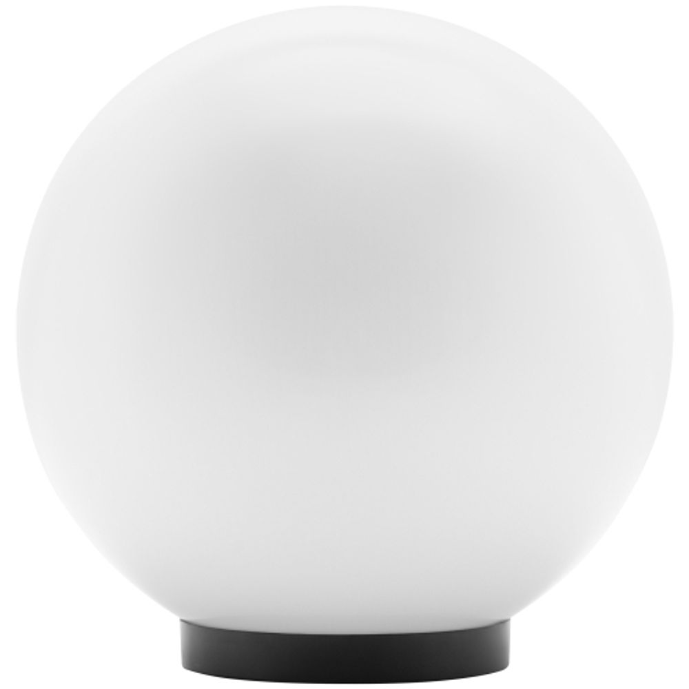 Садово-парковый светильник ЭРА НТУ 02-60-251 шар опаловый призма на опору / кронштейн IP44 Е27 max60Вт d250mm | Садово-парковые светильники