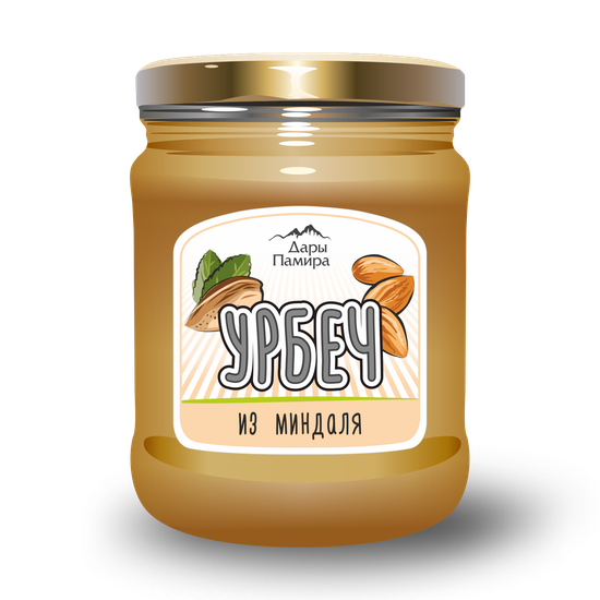 Урбеч из миндаля, ДарыПамира, 230г.