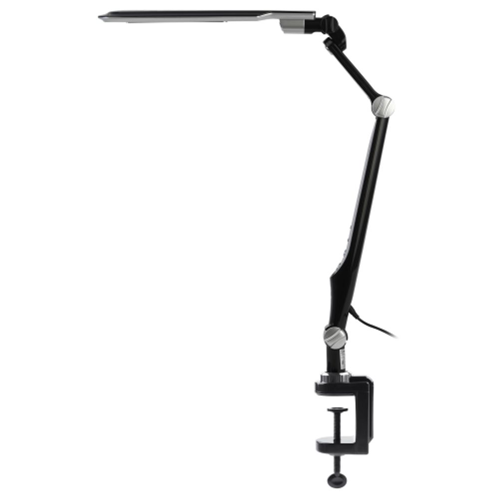 Настольный светильник ЭРА NLED-496-12W-BK светодиодный на струбцине черный