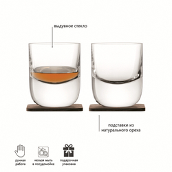 Набор из 2-х стаканов подставками Renfrew Whisky 270 мл