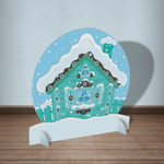 Напольная двусторонняя декорация Изба зима-лето 