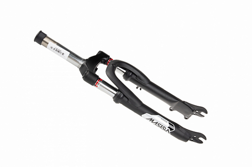 Вилка 20" 1-1/8" 325ADB-Disc ZOOM аморт. резьб., диск. торм., стальная, мат. чёрная, шток 133 мм