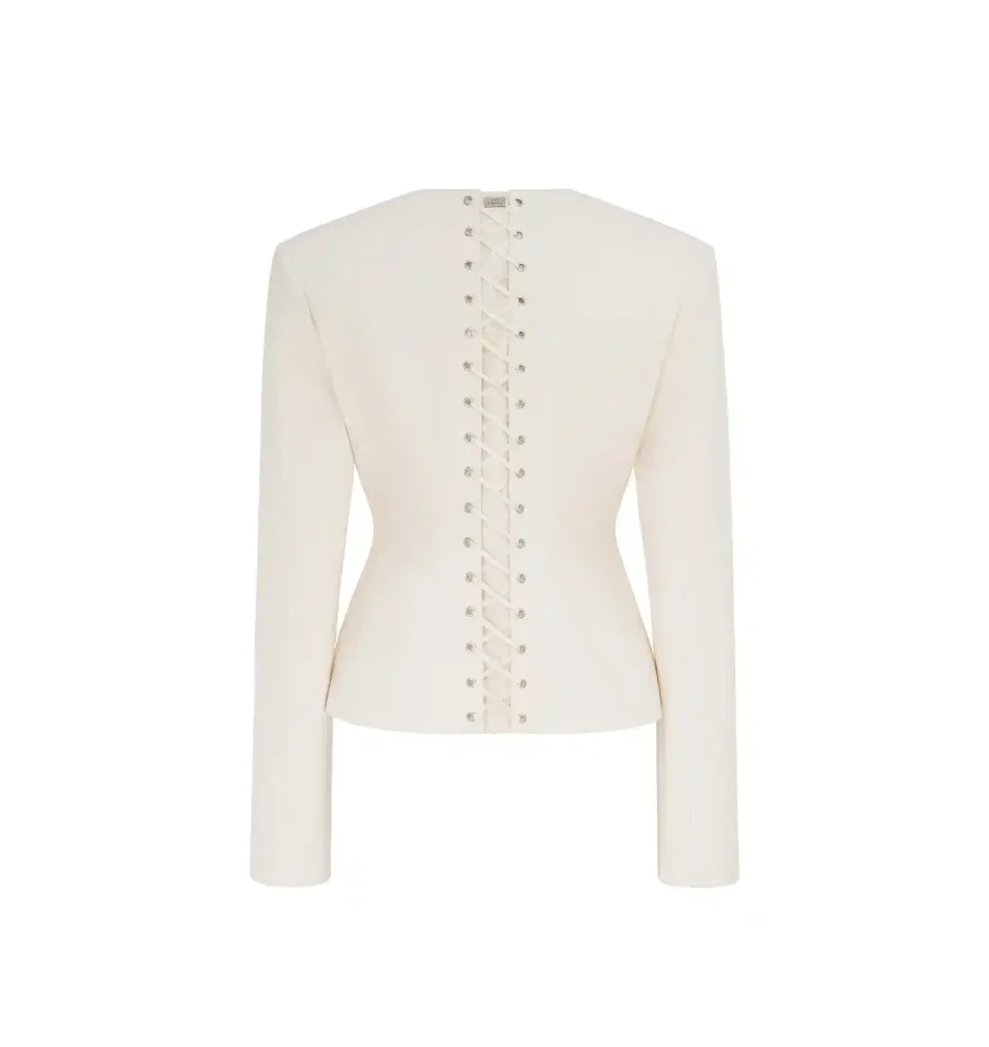 Пиджак белый джинсовый