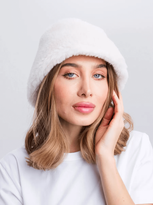 Премиальная Панама теплая из шерсти, жемчужная, SilverFox