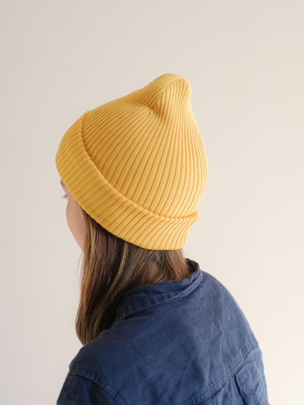 Шапка вязаная весенняя/осенняя МУЛА (Медовый)