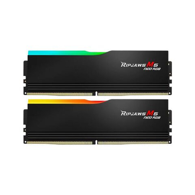 Оперативная память G.SKILL RIPJAWS M5 NEO RGB 64GB 6000МГц DDR5 CL36 DIMM (Kit of 2x32GB) 1.35V XMP 3.0/EXPO, Black