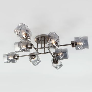 Люстра потолочная 30165/8 черный жемчуг Hilari Eurosvet