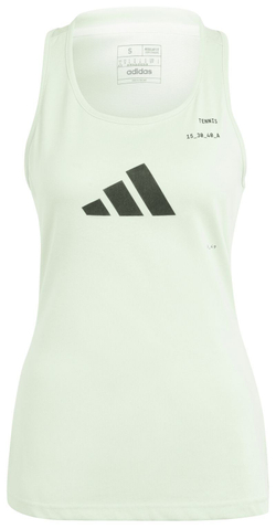 Женский топ теннисный Adidas Graphic Tank Top - зеленый