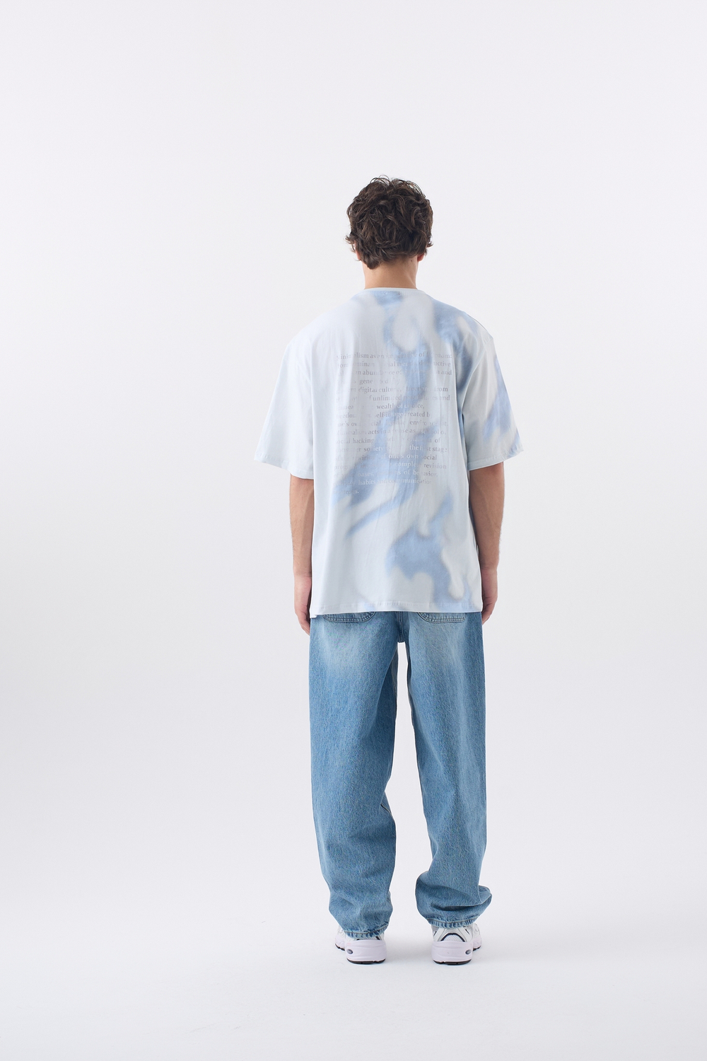 Футболка мужская Oversize с пич эффектом "Retro Sport"