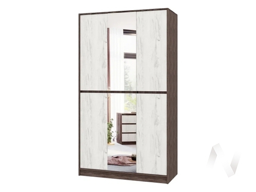 Шкаф 4х ств секция №22 НКМ Милана (ясень анкор/дуб эльза)