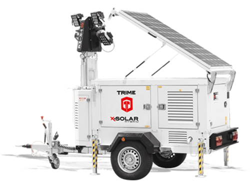 TRIME X-SOLAR HYBRID гибридная осветительная мачта с солнечными батареями