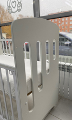 Кровать детская 120*60 "КАРОЛИНА" (арт.77) МДФ пп маят/ящ "Фламинго"