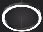 Подвесной LED светильник кольцевой OREOL-1600 125Вт 3000К 10625Лм черный IP20 1600х1600х100мм DARKLUM