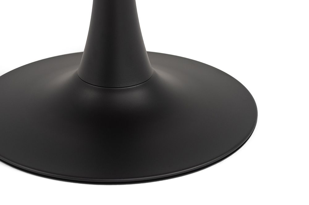 "Тюльпан" стол из HPL круглый Ø70см, цвет "дуб"