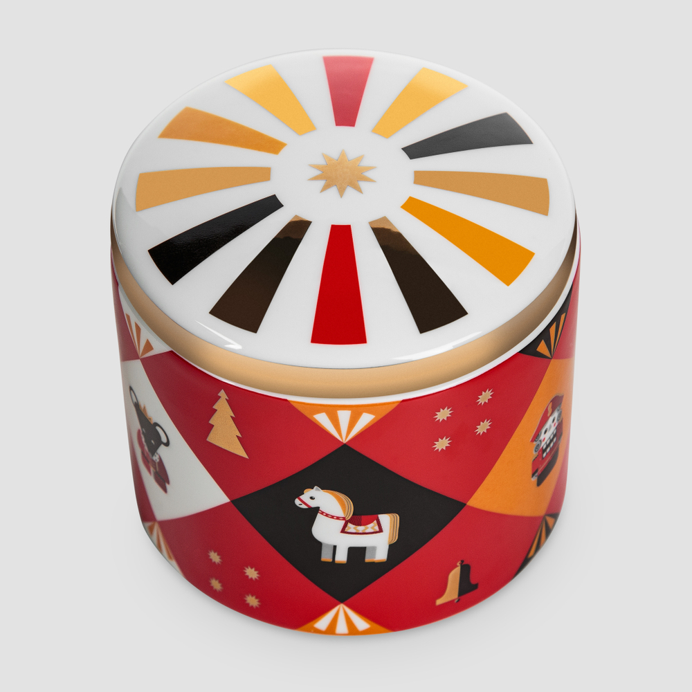 Емкость для хранения «Щелкунчик» в подарочном тубусе