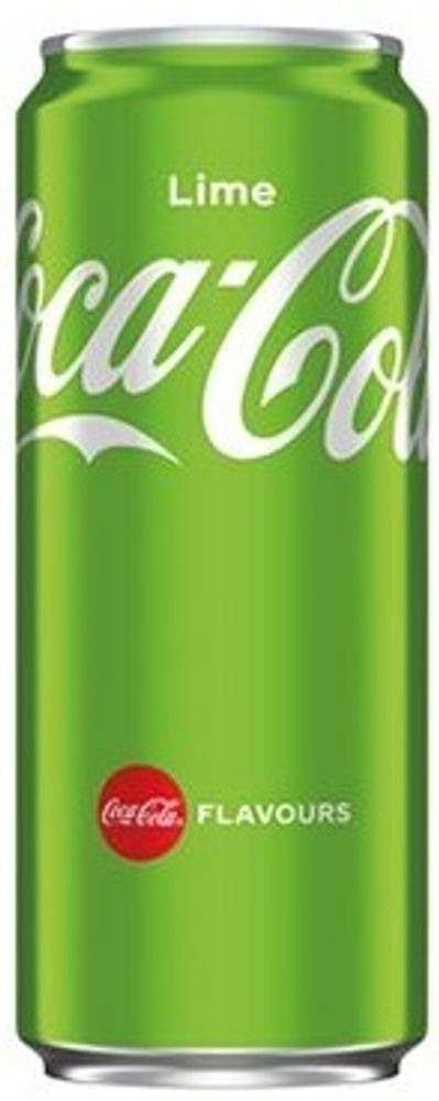 Coca-Cola Lime 0.33 банка - 24 шт