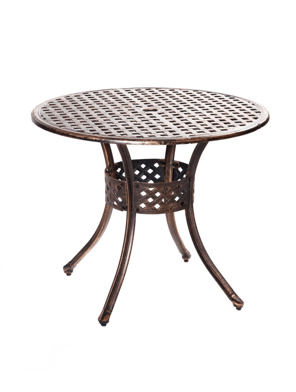 Стол из литого алюминия ЛИОН «LION» круглый D85