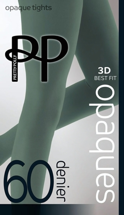 Бархатистые колготки Coloured Opaques (Размер: XL) (Цвет: оливковый)