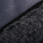 4707224 Муфта для рук на санки или коляску меховая, на молнии, цвет серый