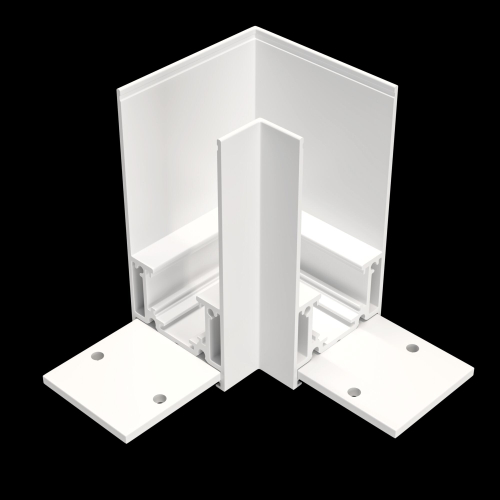 Угловой коннектор  для  магнитного шинопровода Maytoni Technical TRA004CL-21W белый