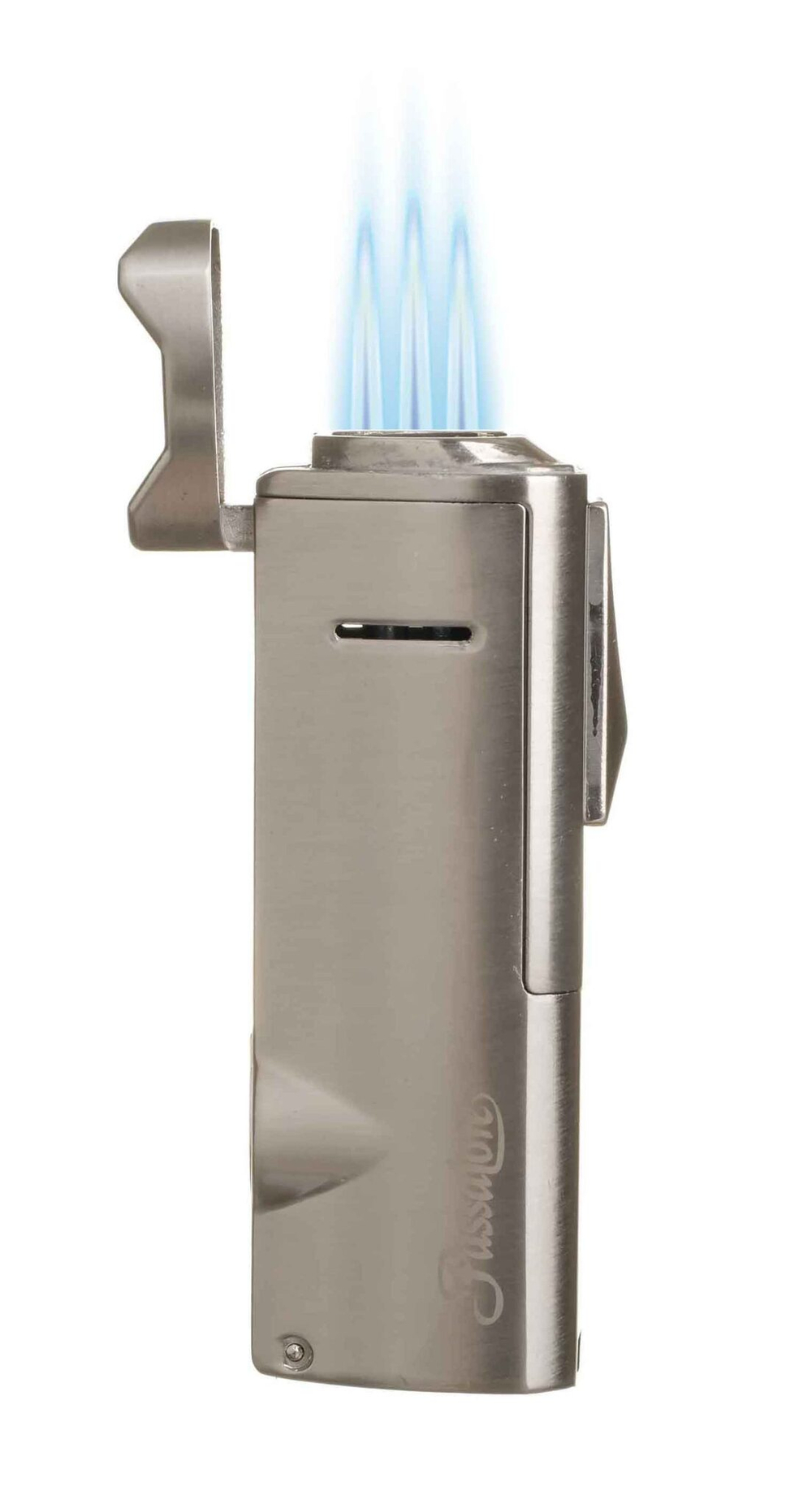 Зажигалка сигарная Passatore тройное пламя, матовое серебро 234-568