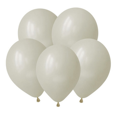 Шар 12" Пыльно-белый, Пастель / Dust White-Pastel деко