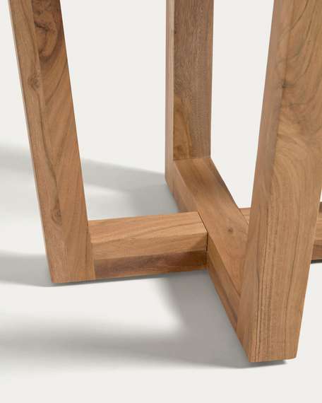 Стол Nahla Ø90 см из массива акации