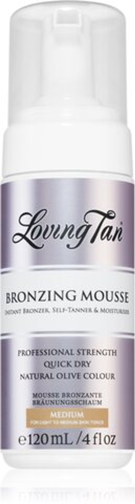 Loving Tan Bronzing Mousse - пена для автозагара /  Medium 120  ml  / GTIN 9343482000009