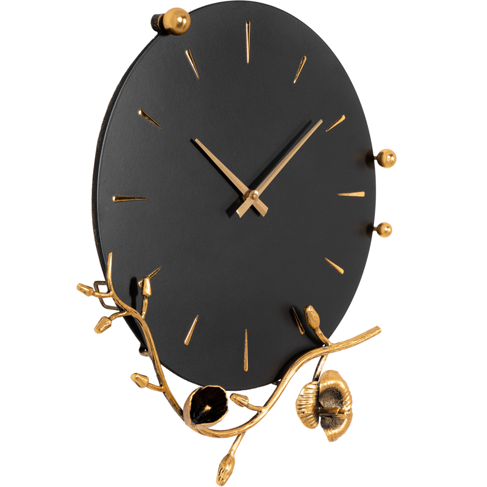 Часы настенные Орхидея Виви Найт Амбер