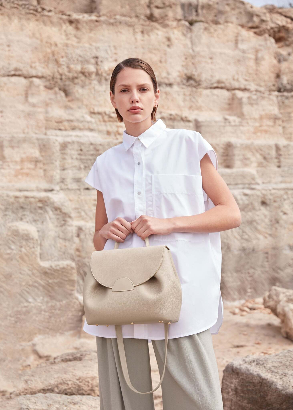 Сумка Polene Numéro Un EDITION TRIO SAND