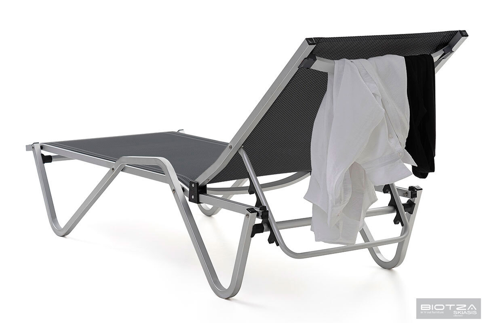 Шезлонг металлический Hera, антрацит