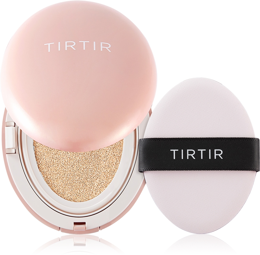 TIRTIR Mask Fit Aura Cushion Mini - Матирующий макияж в губке оттенок 17W French Vanilla, 4 g