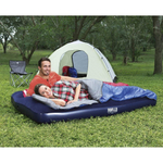 Матрас надувной Bestway, 191х137х28 см, 332029/67225, нас встроен, ножн, флок, 300 кг