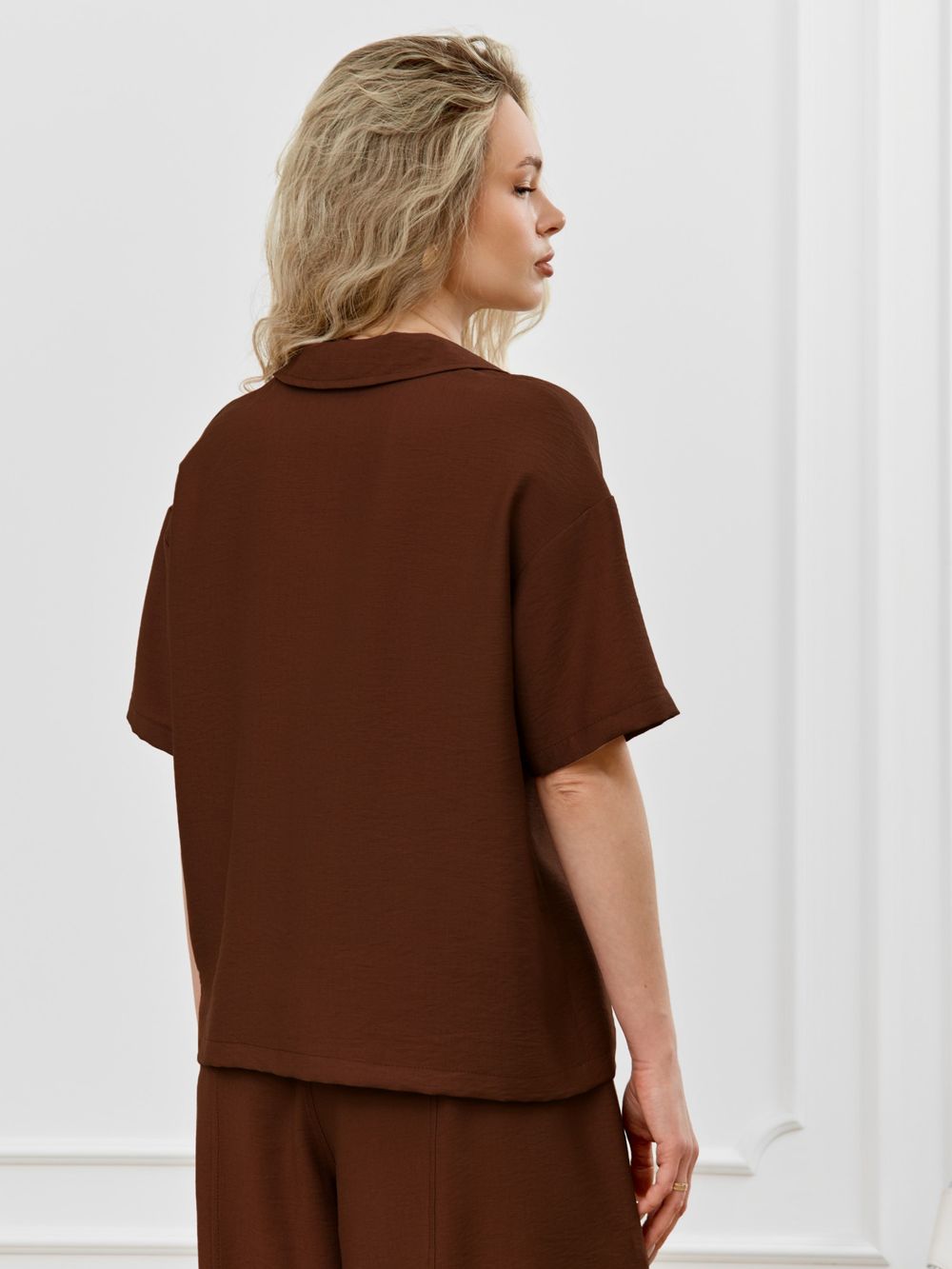 Блузка женская Ясмина-1 Виотекс КОРИЧНЕВЫЙ