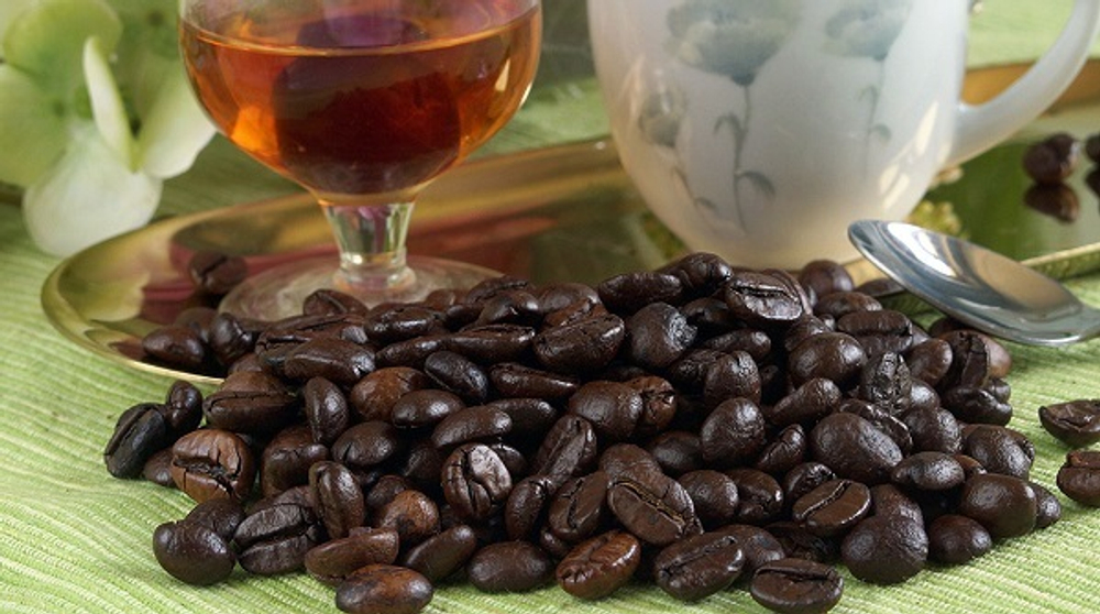 Кофе в зернах ароматизированный Santa Fe Черри бренди Арабика 1кг