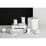 Мыльница tyer, белая/серая